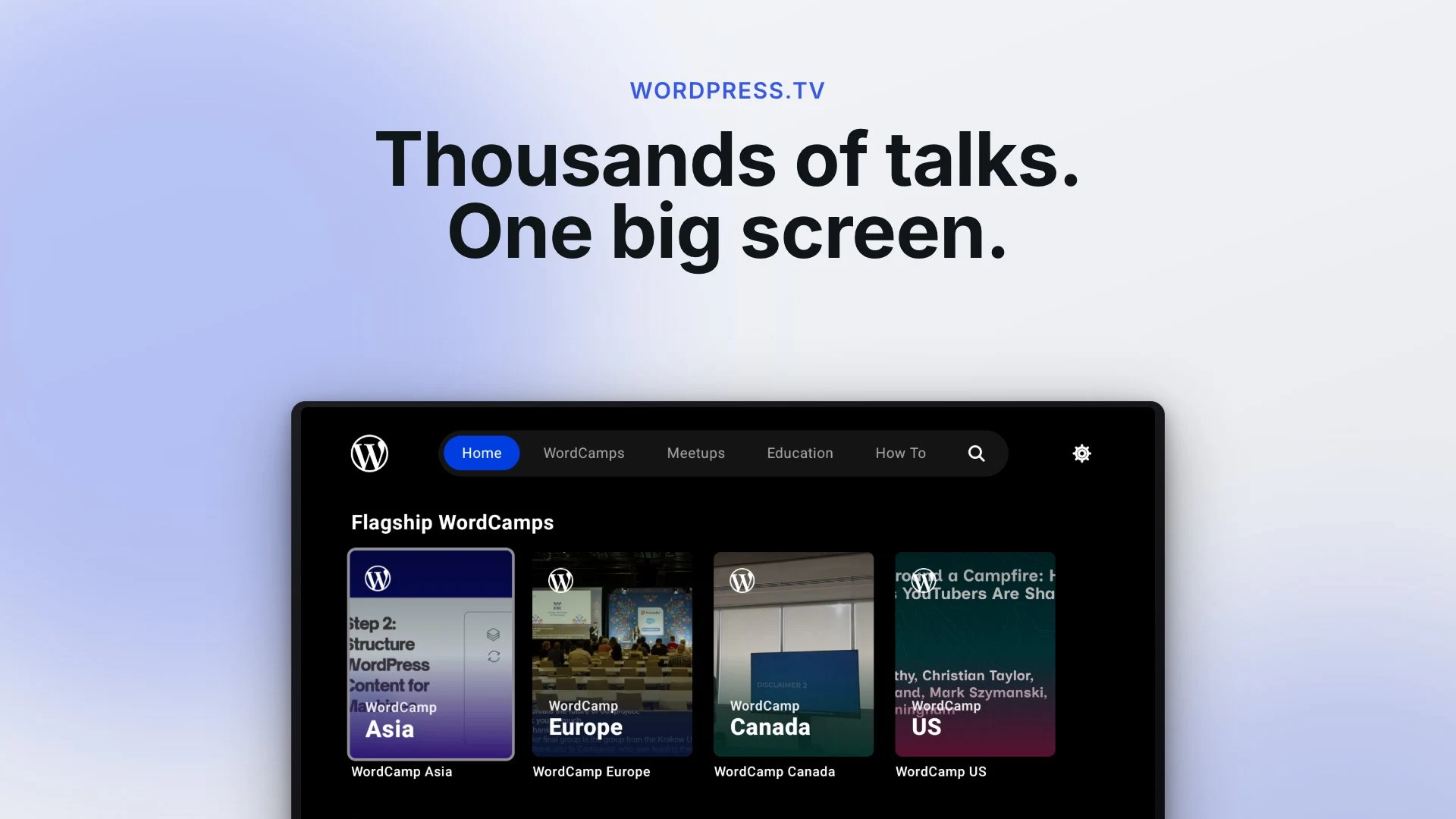 WordPress.tv screenshot